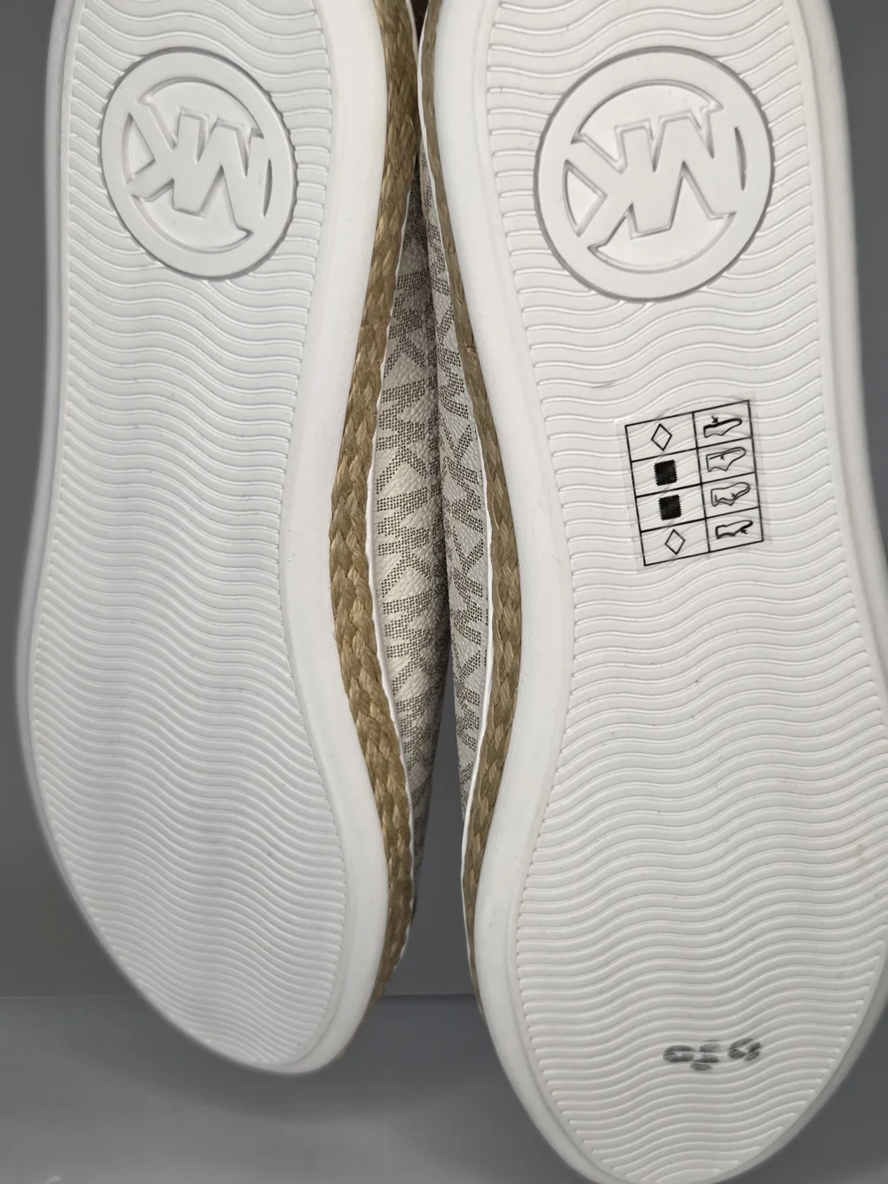 Michael Kors Women's Casual Lace-Up Sneakers in Gold Beige